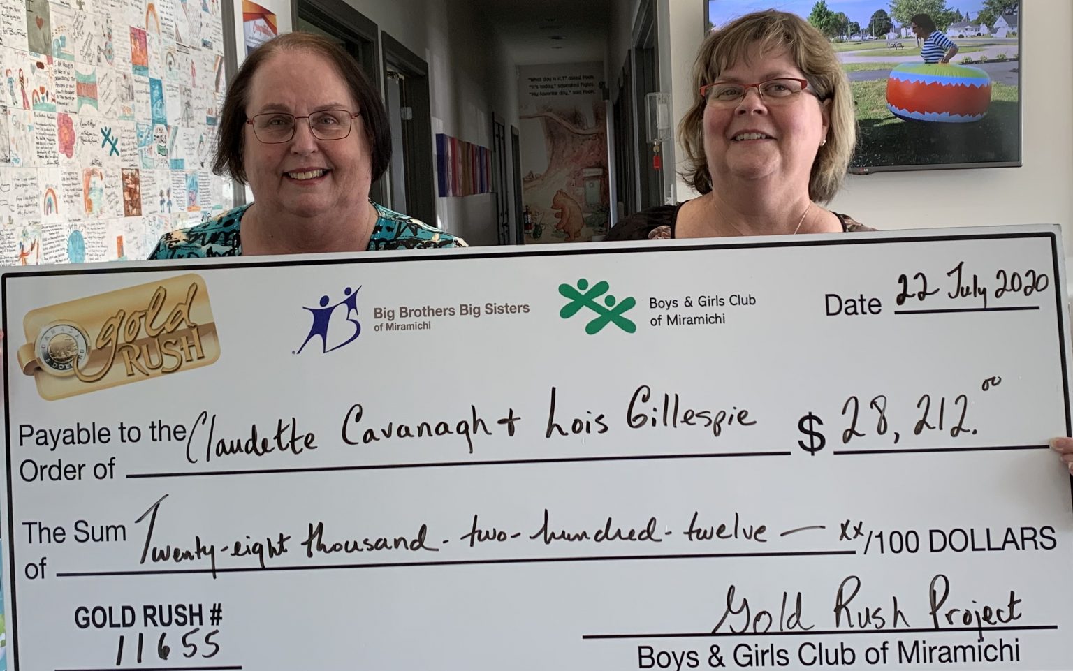 July 22, 2020 - GR WINNERS Claudette Cavanagh & Lois Gillespie - Big ...